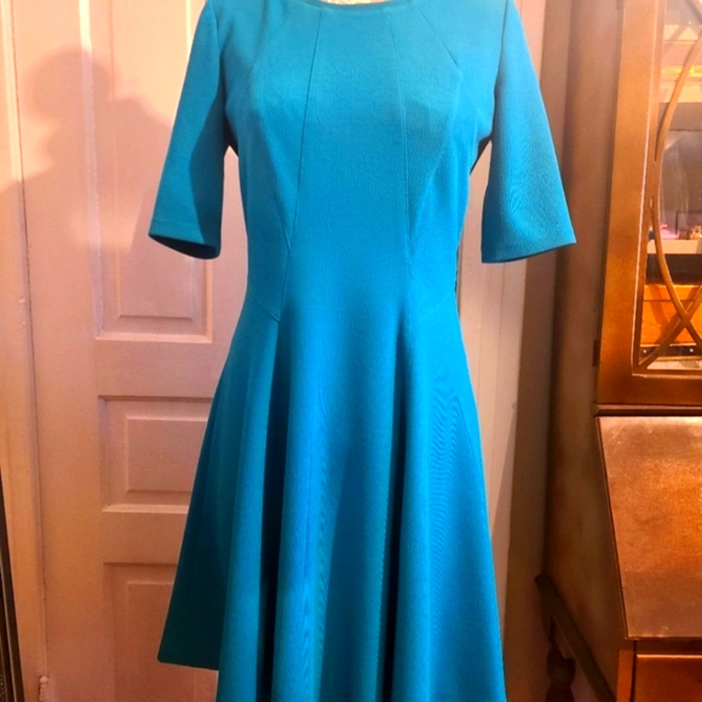 Maggy London 3/4 sleeve a- line dress